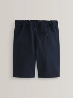 Marineblauw - Schoolshorts zonder plooien (3-14jr)
