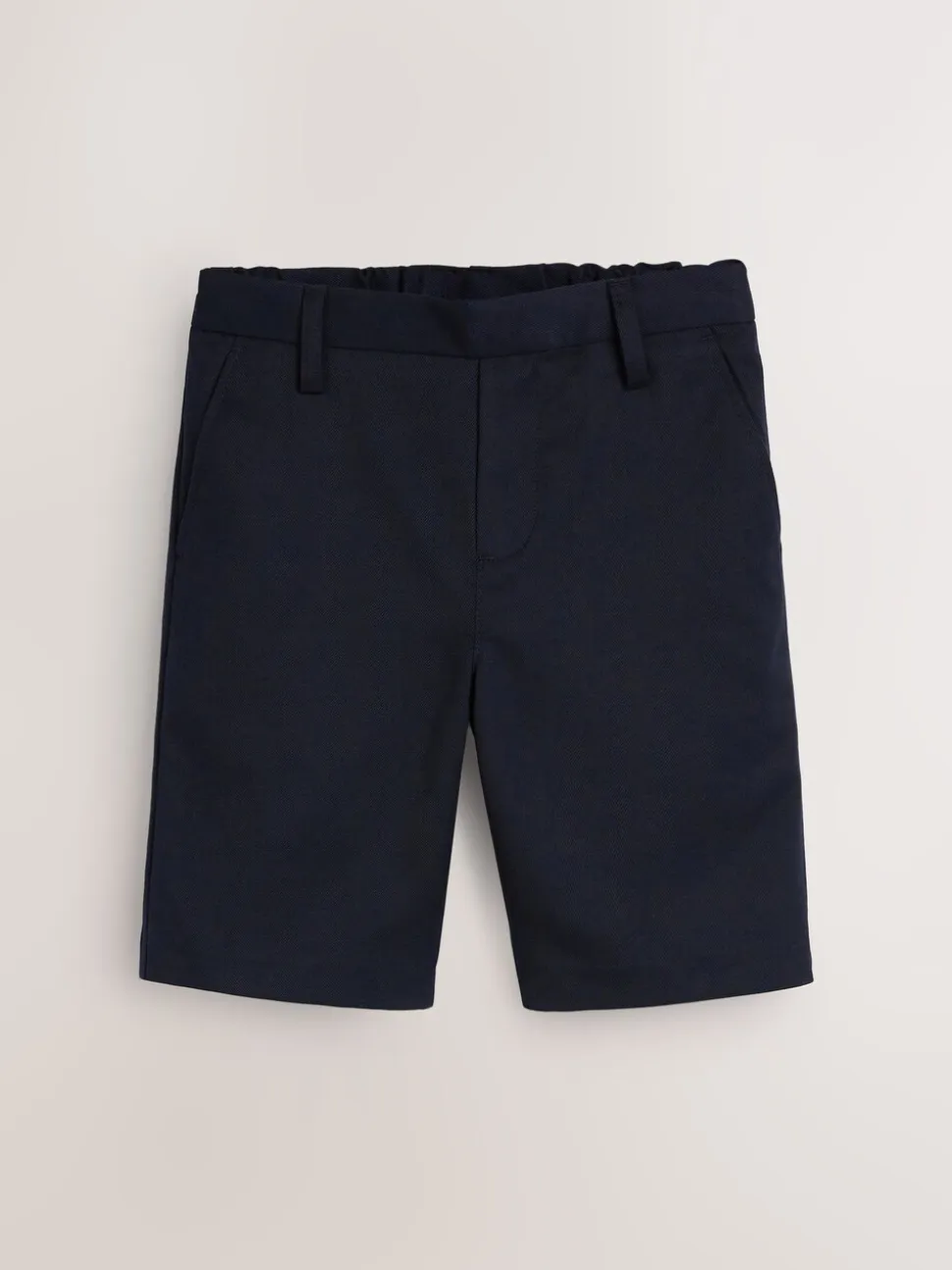 Marineblauw - Schoolshorts zonder plooien (3-14jr)