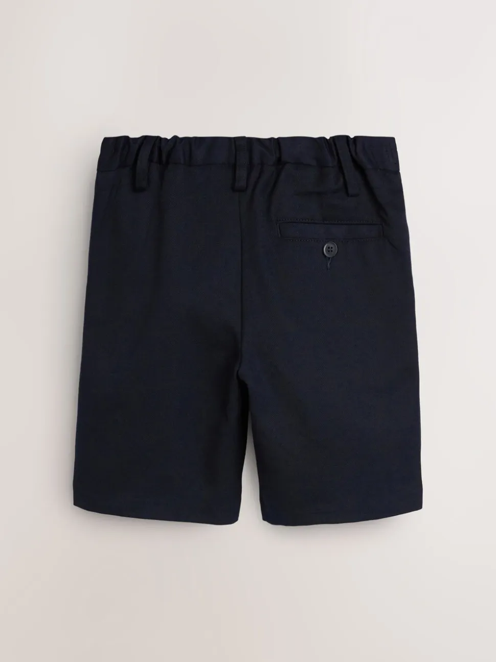 Marineblauw - Schoolshorts zonder plooien (3-14jr)
