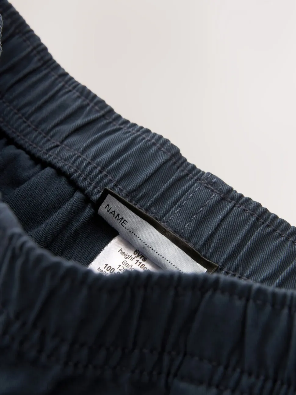 Marineblauw - Schoolshorts zonder plooien (3-14jr)
