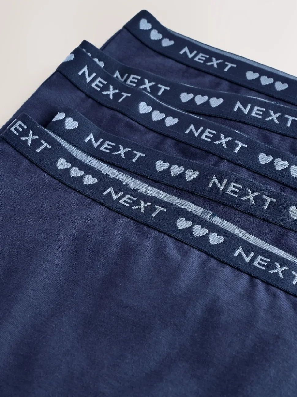 Marineblauw - Short Briefs 5 Pack (2-16yrs)