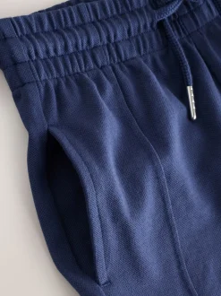 Marineblauw - Short Sleeve Polo Shirt and Shorts Set (3-16yrs)