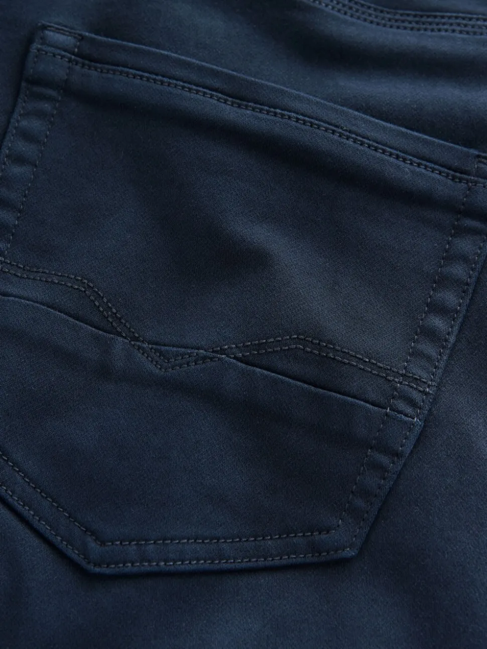 Marineblauw - Slim Fit - Comfortabele stretchjeans