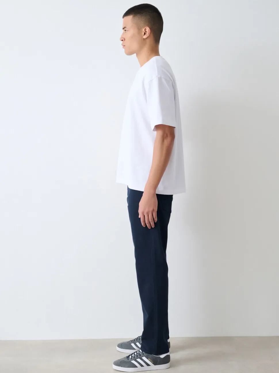 Marineblauw - Slim Fit - Comfortabele stretchjeans