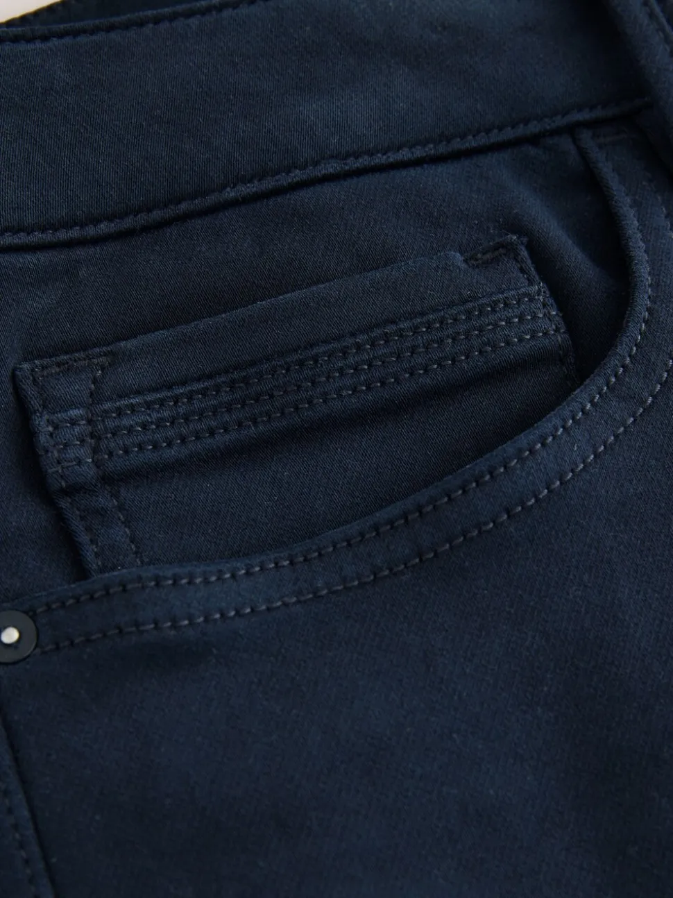 Marineblauw - Slim Fit - Comfortabele stretchjeans