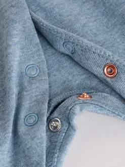Marineblauw - Slimme baby pyjama met strik stropdas (0mnd-2jr)