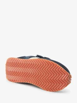Marineblauw - Sneakers met dubbele bandjes