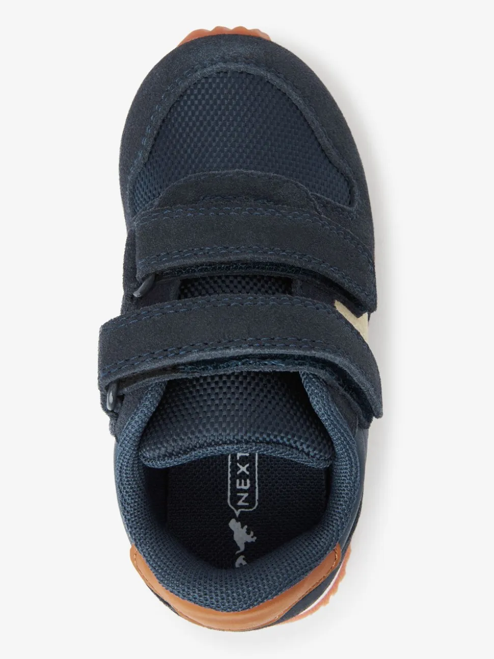 Marineblauw - Sneakers met dubbele bandjes