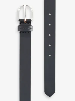 Marineblauw - Standaard leren riem