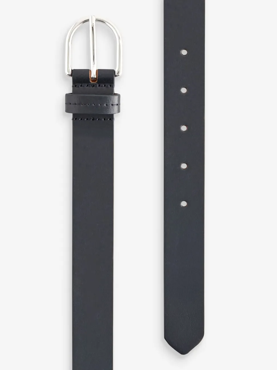 Marineblauw - Standaard leren riem