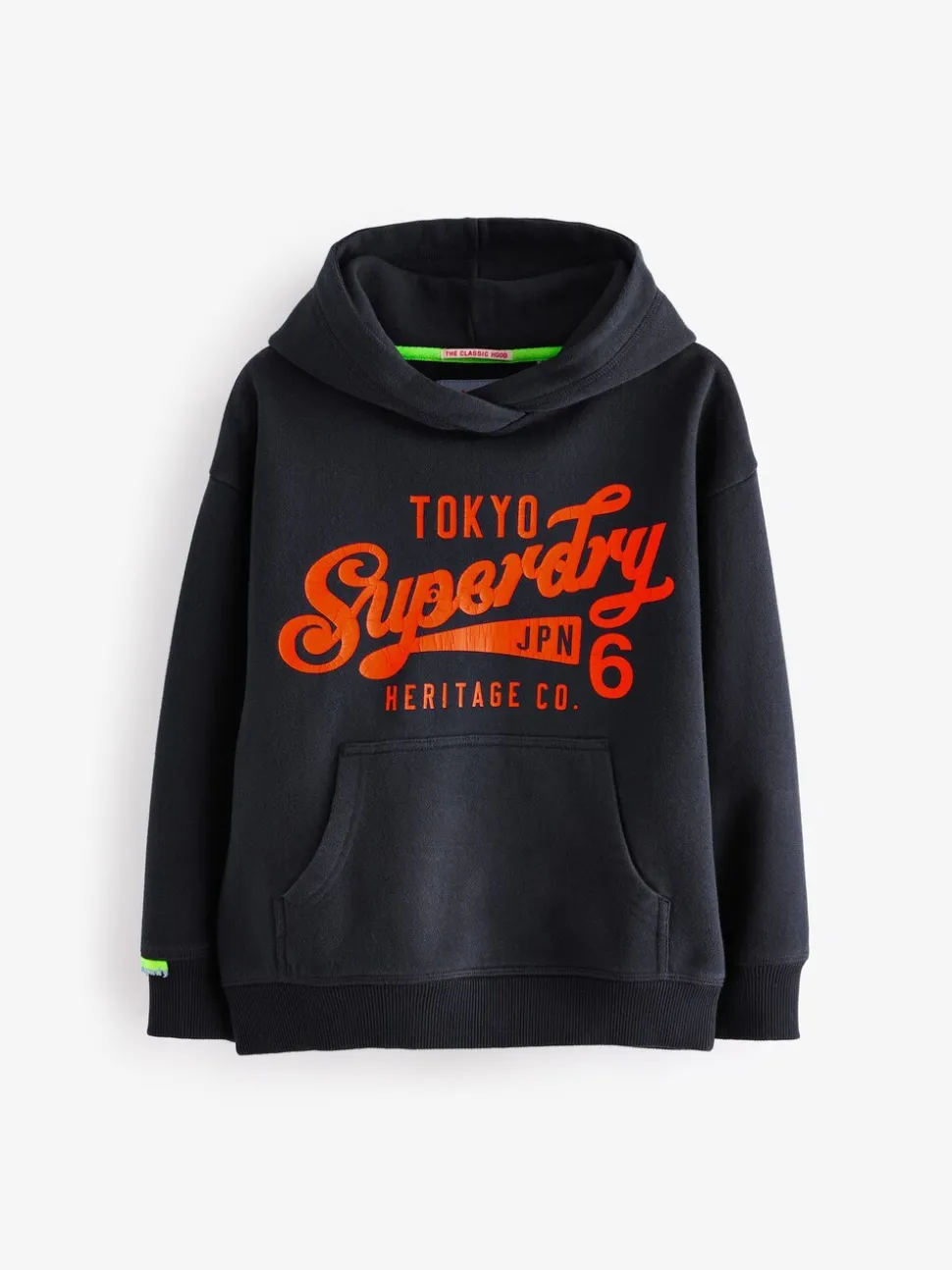 Marineblauw - Superdry hoodie met logo