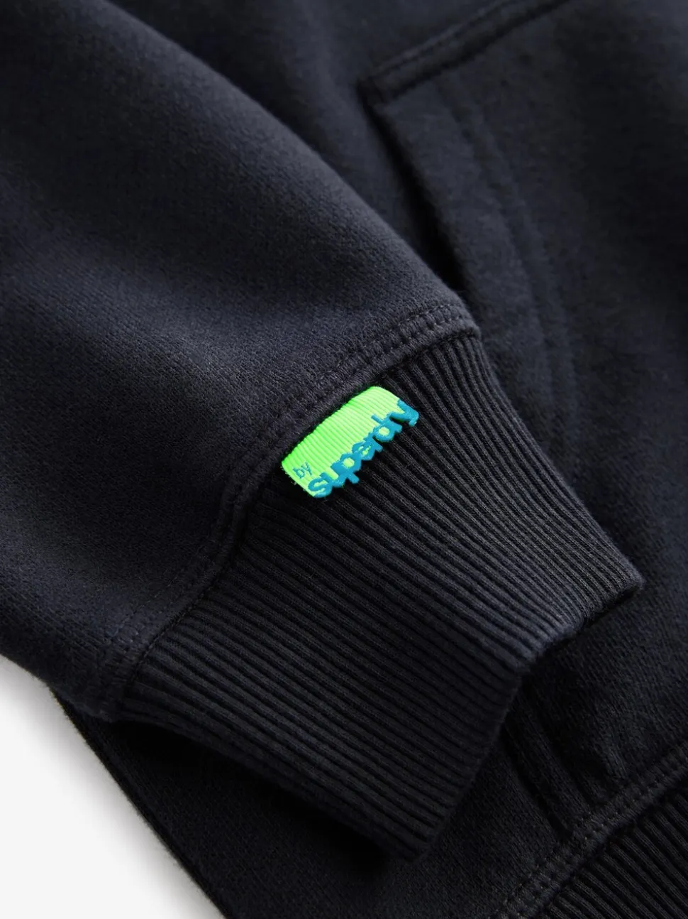 Marineblauw - Superdry hoodie met logo