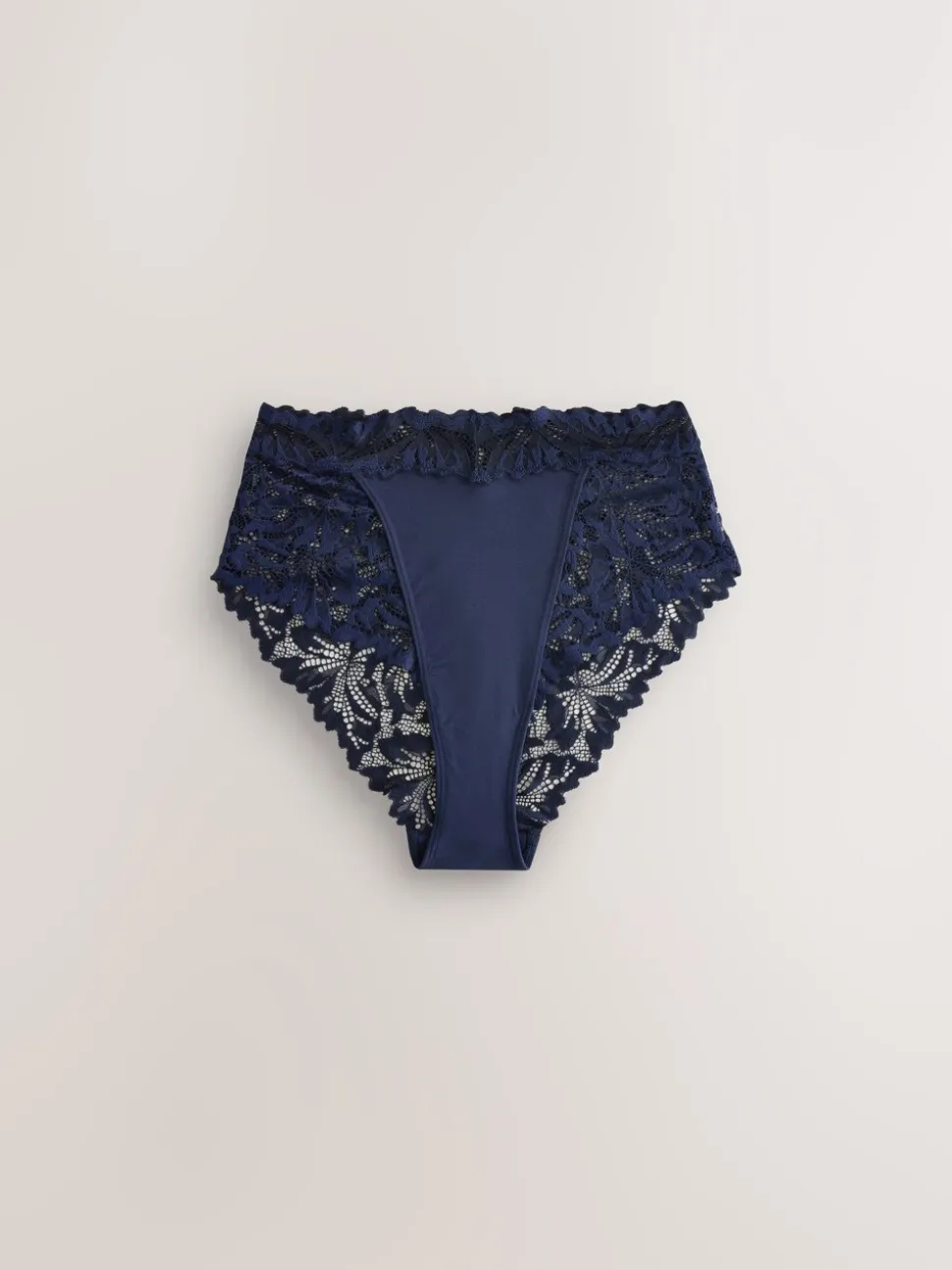 Marineblauw - Ultimate Comfort kanten slip verpakking van 2