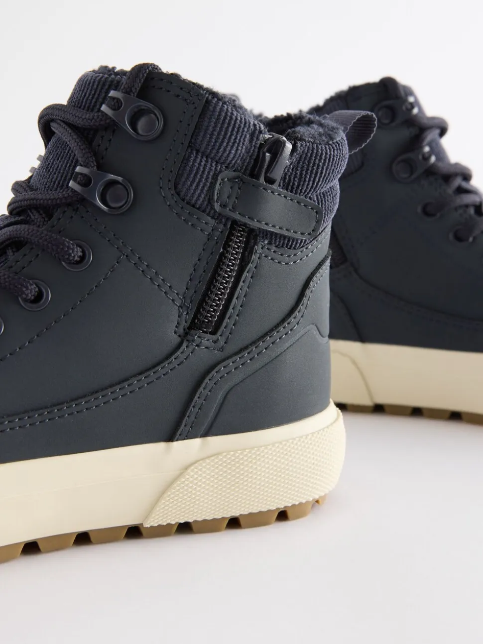 Marineblauw - Warm gevoerde hoge boots