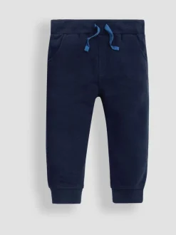Marineblauw en indigoblauw - JoJo Maman Bébé - 2 joggingbroeken