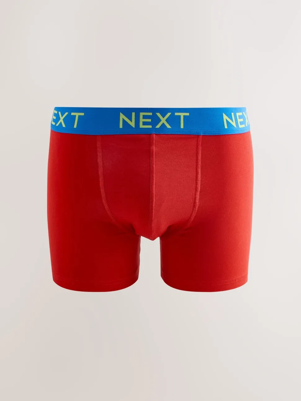 Marineblauw fel Paarse/ Oranje taillebanden - Verpakking van 10 - Katoenrijke trunk boxers