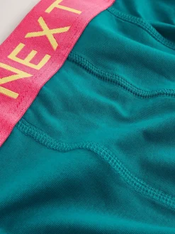 Marineblauw fel Paarse/ Oranje taillebanden - Verpakking van 10 - Katoenrijke trunk boxers