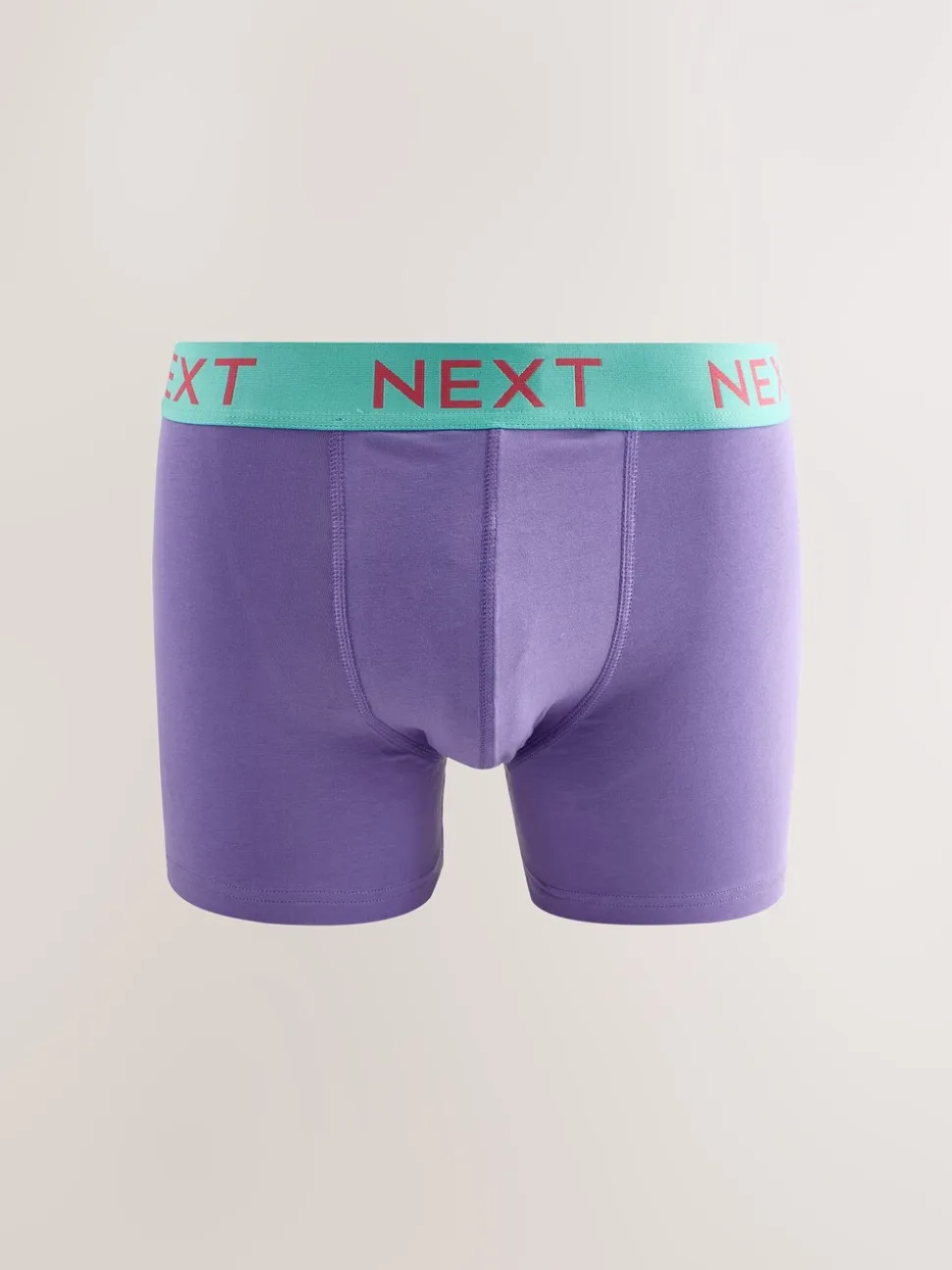 Marineblauw fel Paarse/ Oranje taillebanden - Verpakking van 10 - Katoenrijke trunk boxers