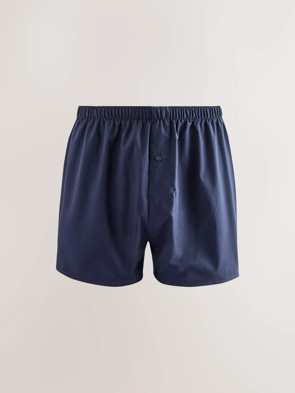Marineblauw gemengd patroon - Verpakking van 4 - Geweven boxershorts van puur katoen