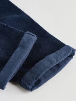 Marineblauw gestreept - Babyset van gebreide top en broek (0mnd-2jr)