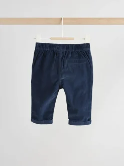 Marineblauw gestreept - Babyset van gebreide top en broek (0mnd-2jr)