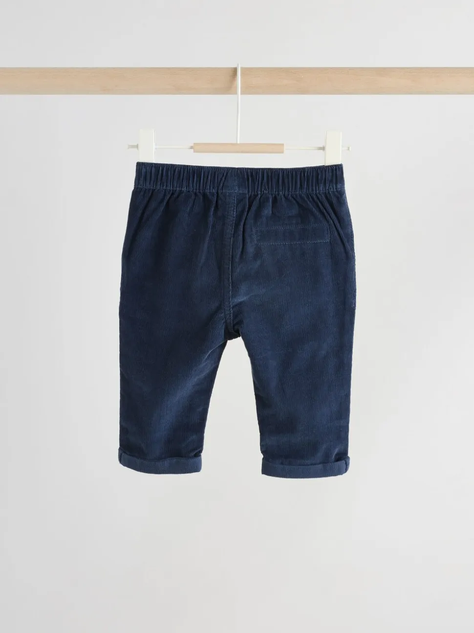Marineblauw gestreept - Babyset van gebreide top en broek (0mnd-2jr)