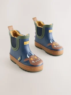 Marineblauw Gruffalo - Warme gevoerde enkellaarzen