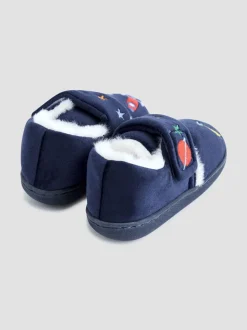 Marineblauw met raket - JoJo Maman Bébé Slipper Shoe
