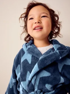 Marineblauw met sterren - Jurk (9mnd-8jr)