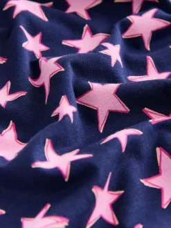 Marineblauw met sterren - Pyjama met lange mouwen