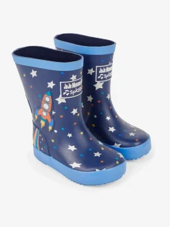 Marineblauw raket - JoJo Maman Bébé Plain Wellies