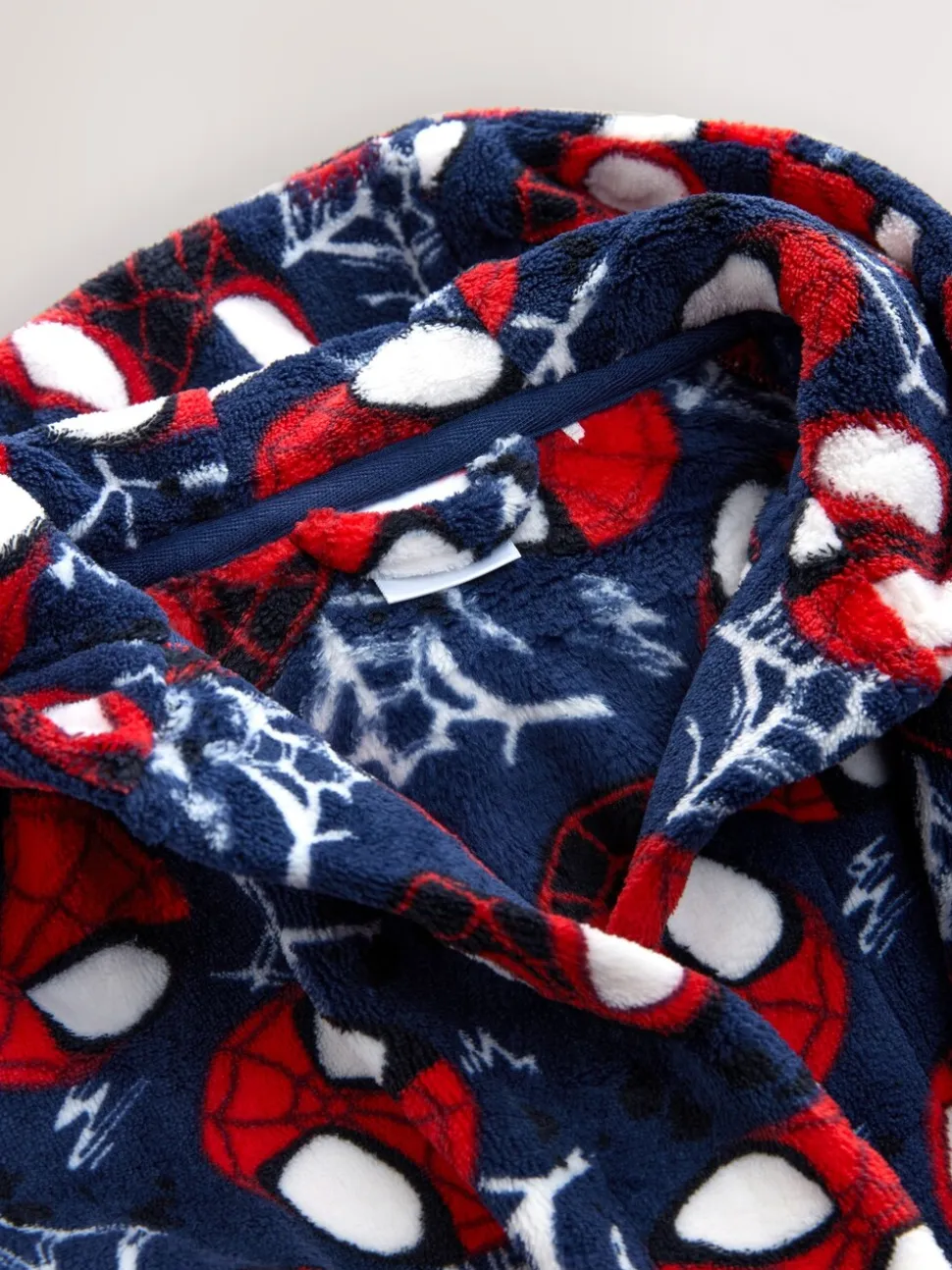 Marineblauw Spider-Man - Fleece-licentie badjas (12mnd -10jr)