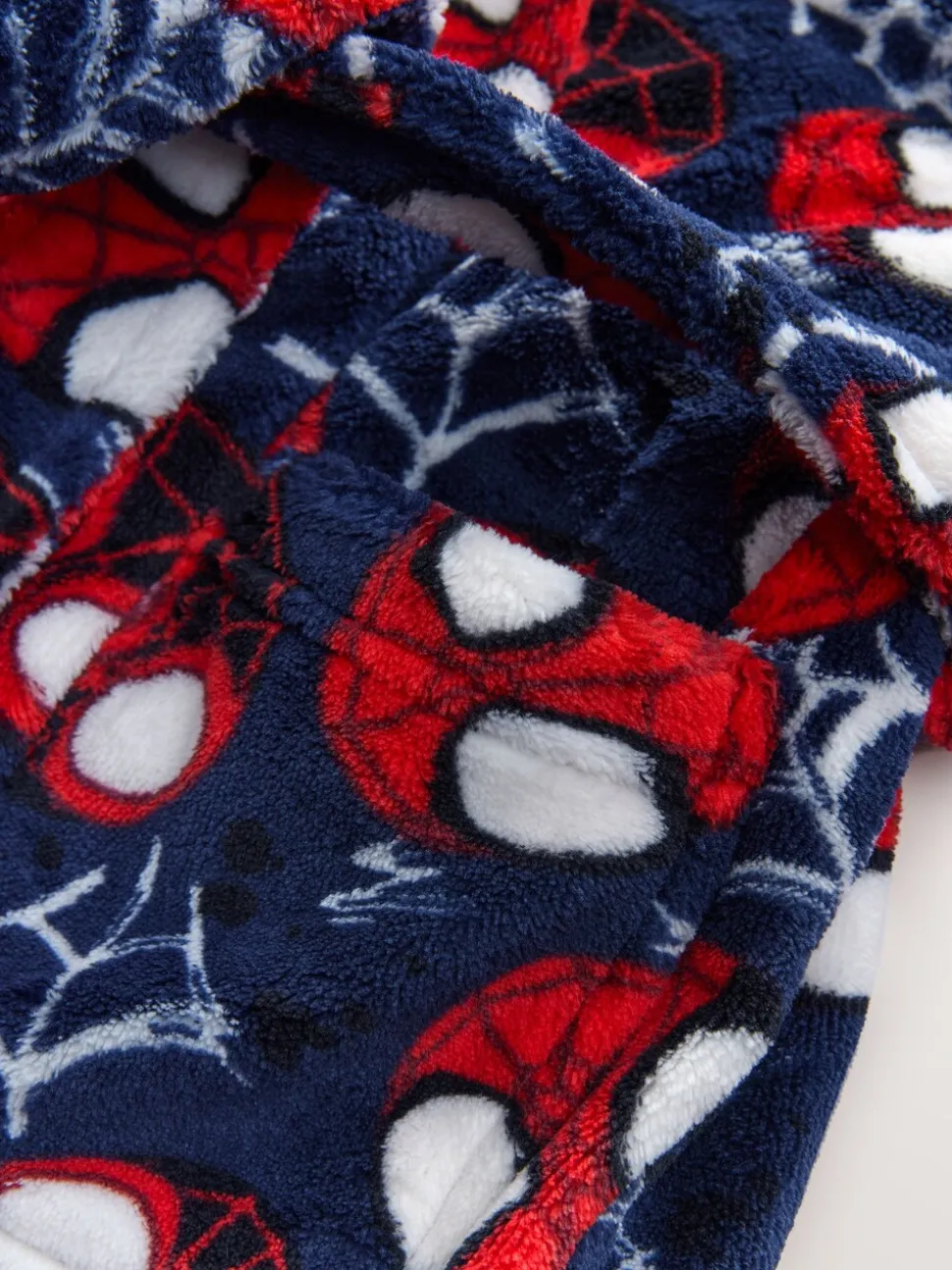 Marineblauw Spider-Man - Fleece-licentie badjas (12mnd -10jr)