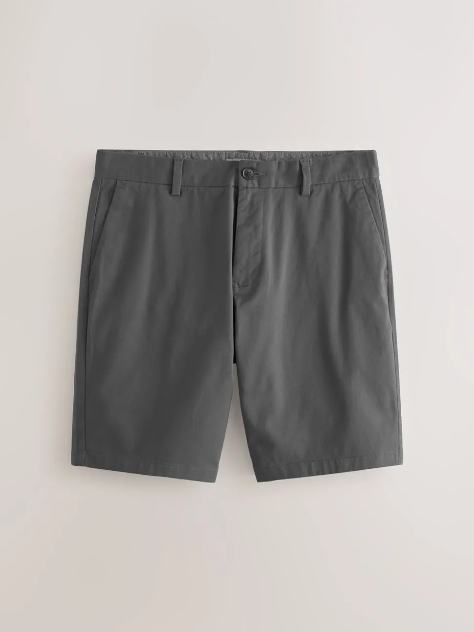 Marineblauw/antraciet - Straight fit - Set van 2 chinoshorts met stretch