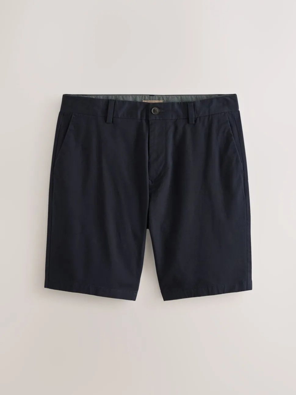 Marineblauw/antraciet - Straight fit - Set van 2 chinoshorts met stretch