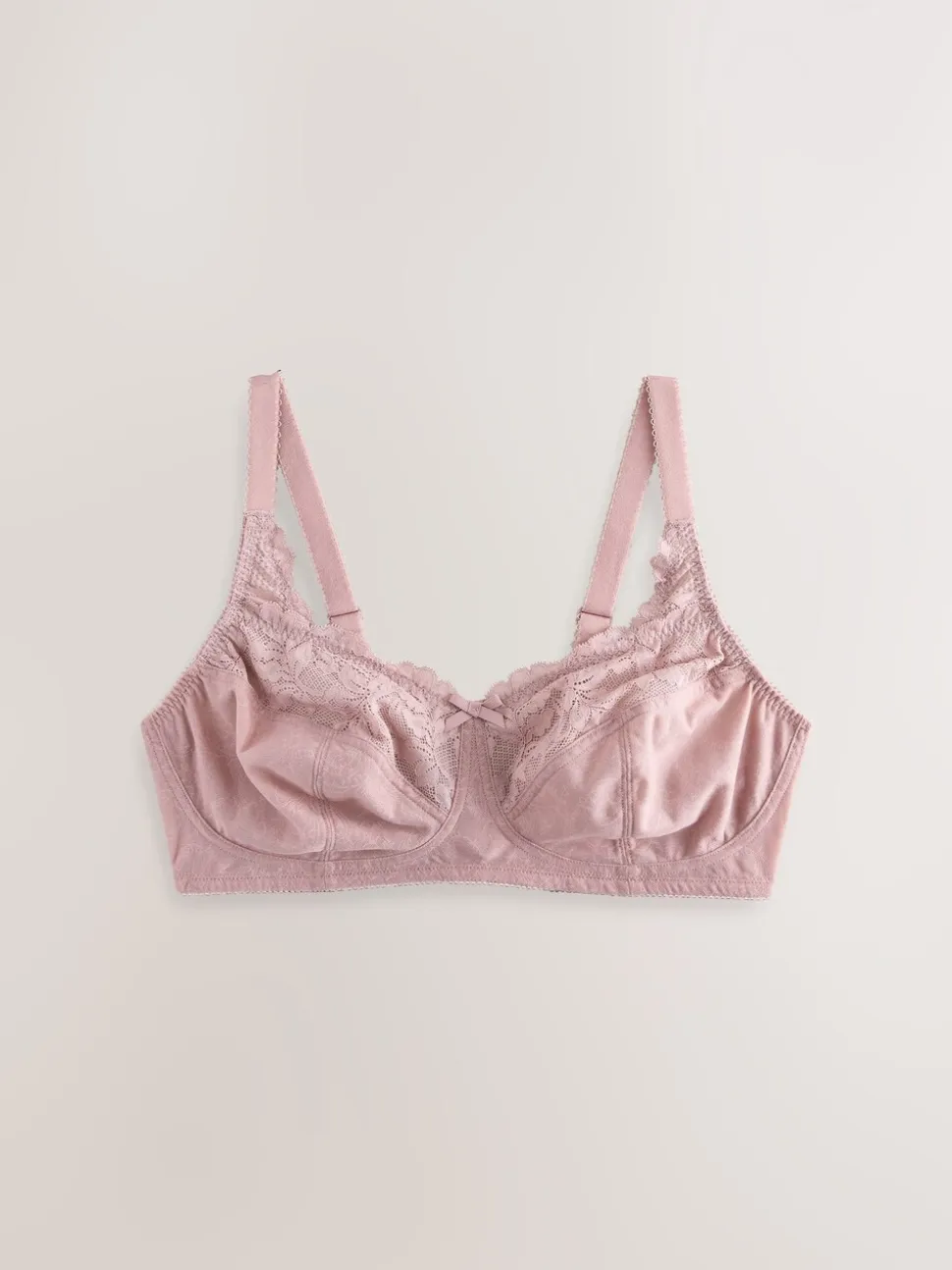 Marineblauw/bessenrood/roze - Total Support ultiem comfortabele kanten beha's met volledige cups 3 stuks