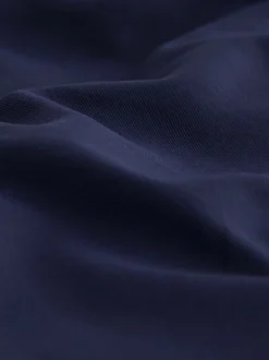 Marineblauw/blauw - Hoogsluitende halterbadpak met buikcorrectie