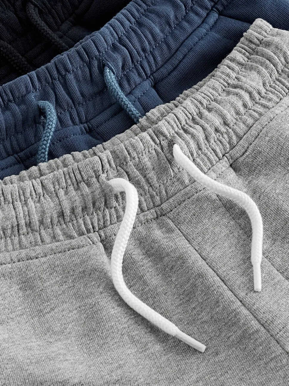 Marineblauw/blauw/grijs - Verpakking van 3 basic shorts (3-16jr)