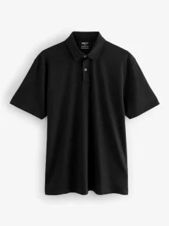 Marineblauw/bruin/grijs/wit/saliegroen - Normale Pasvorm - Set van 5 jersey poloshirts met korte mouwen