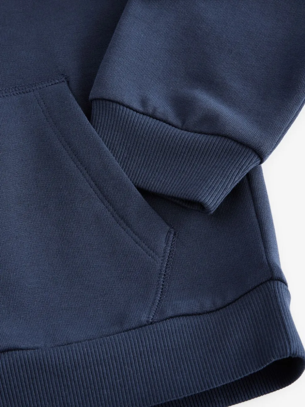 Marineblauw/crème - Hoodie met kleurblokken (3 - 16 jr)