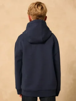 Marineblauwe controller - Grafische print hoodie voor oudere jongens (3-16jaar)