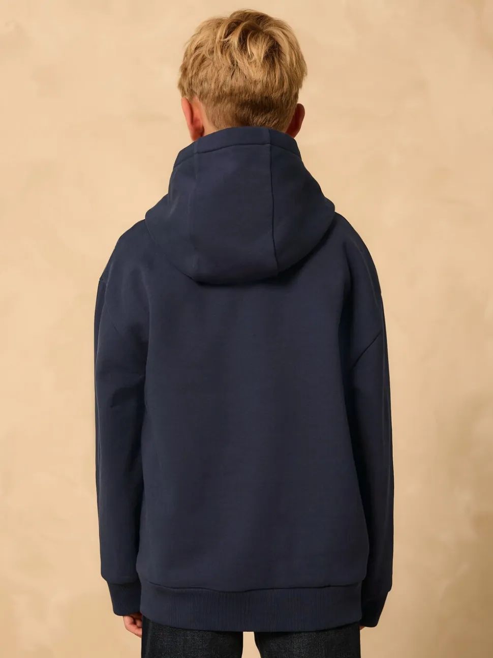 Marineblauwe controller - Grafische print hoodie voor oudere jongens (3-16jaar)
