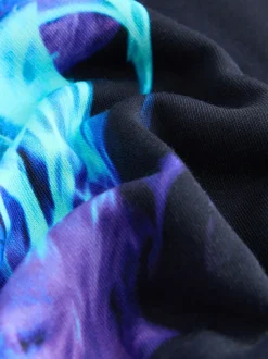 Marineblauwe controller - Grafische print hoodie voor oudere jongens (3-16jaar)