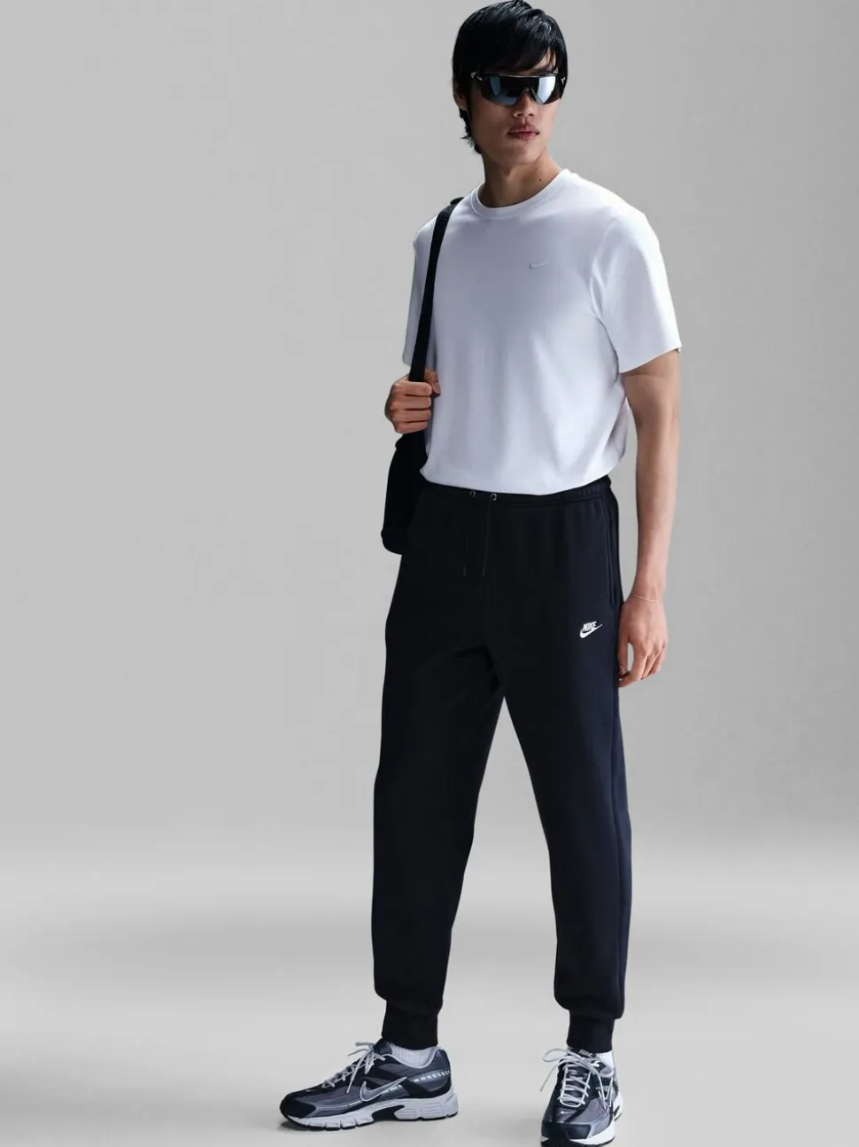 Marineblauwe Obsidian - Nike Club fleece joggingbroek