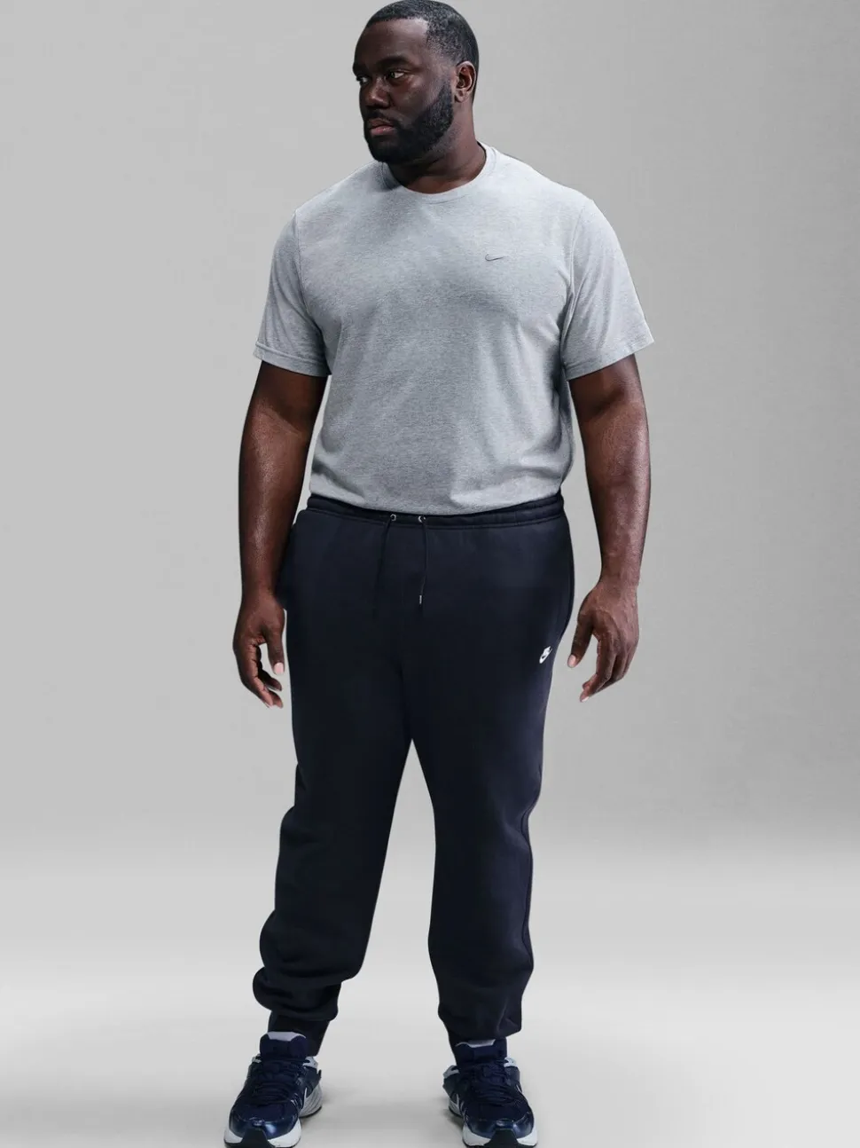 Marineblauwe Obsidian - Nike Club fleece joggingbroek