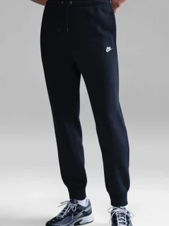 Marineblauwe Obsidian - Nike Club fleece joggingbroek