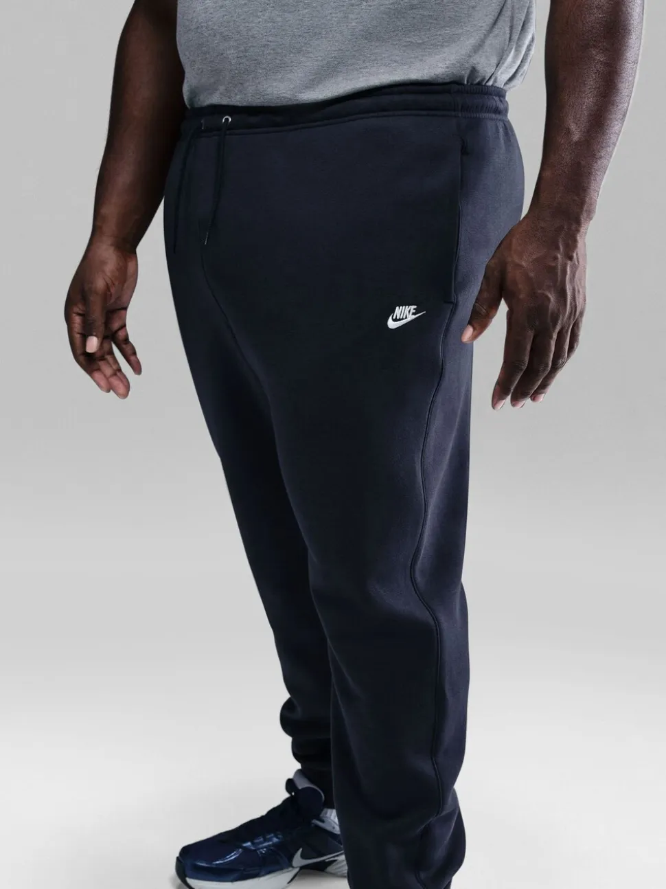 Marineblauwe Obsidian - Nike Club fleece joggingbroek