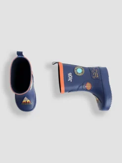 Marineblauwe sticker - JoJo Maman Bébé Plain Wellies