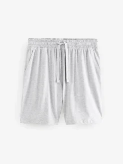 Marineblauw/grijs - Korte jersey pyjama's verpakking van 2