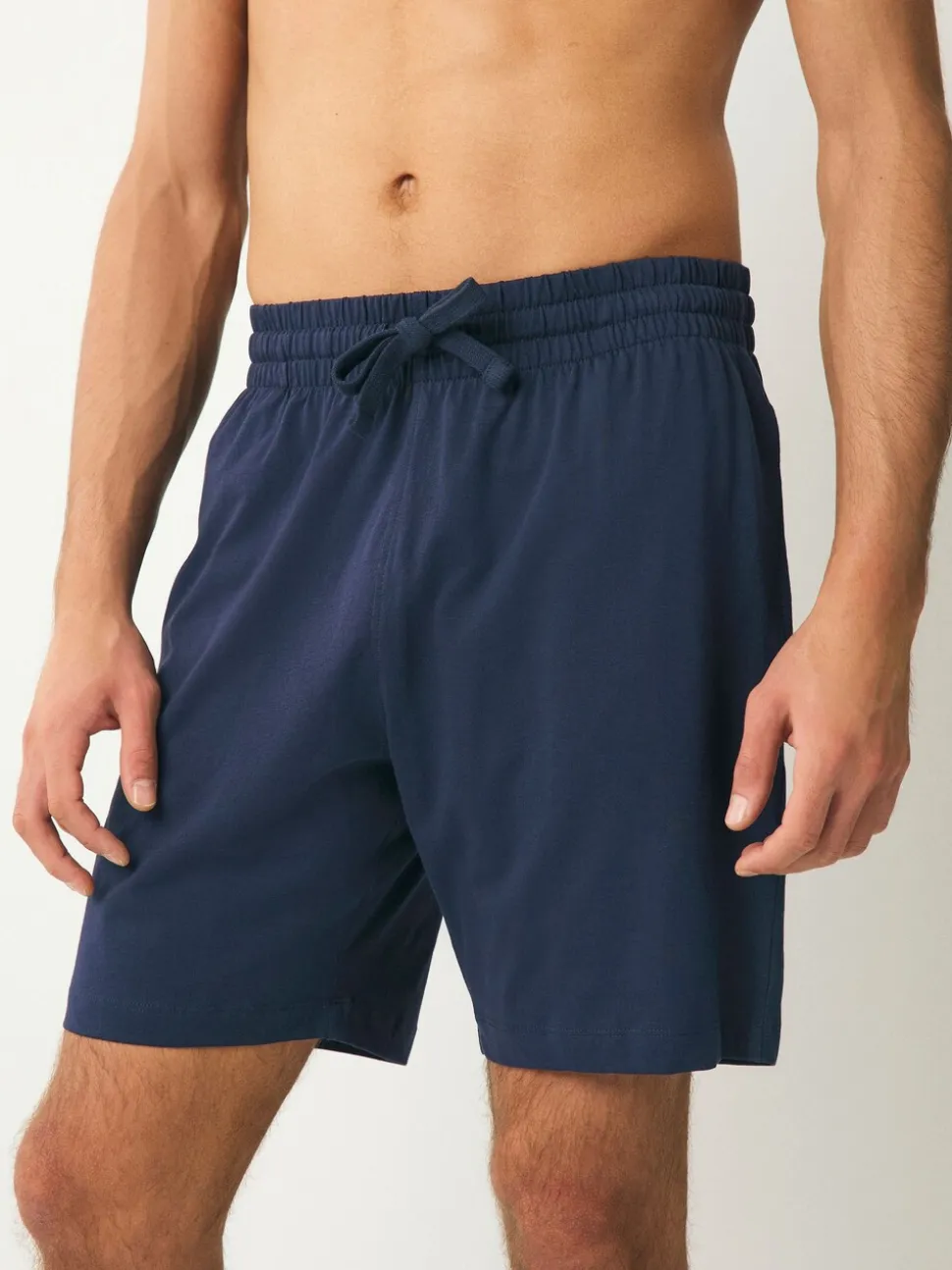 Marineblauw/grijs - Set van 3 jersey pyjamashorts